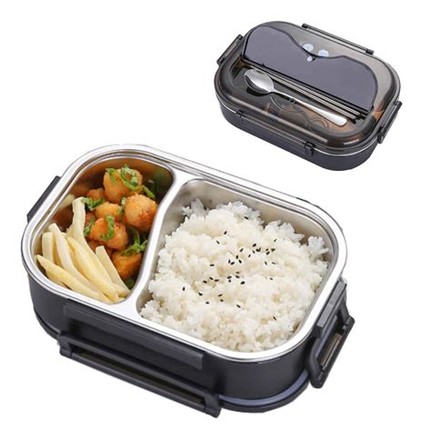 stainless steel sealed thermal insulation lunch box 21x15x6.5cm|Farfi Stainless Steel Stackable Portable Thermal Insulated .